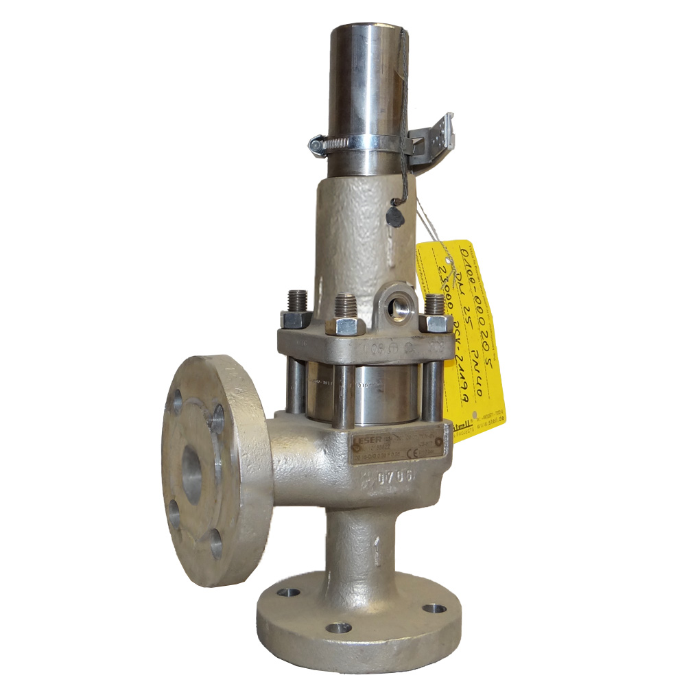 safety valve - شیر اطمینان - leser - سیفتی ولو -دنده-شیراطمینان -ولو -DN15